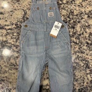 Ralph Lauren Polo Classic Striped Overalls for Kids - 12 months NWT